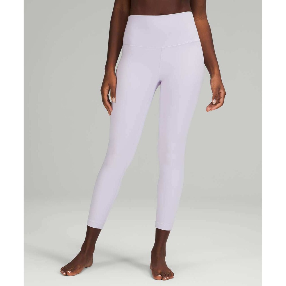 Lululemon Align High-Rise Pant 25 Lavender Dew Double Lined Leggings Size 10